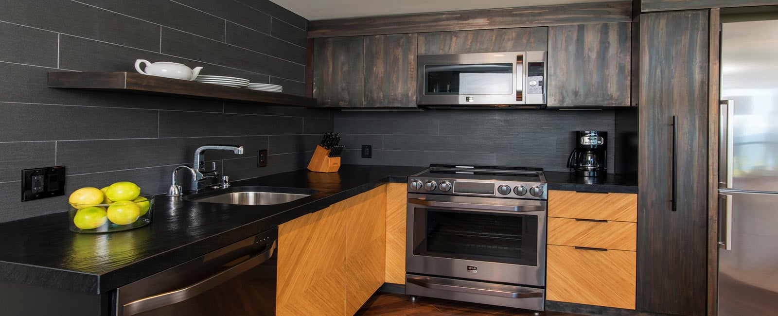 Kitchen at Ocean Tower in Waikoloa, Hawaii