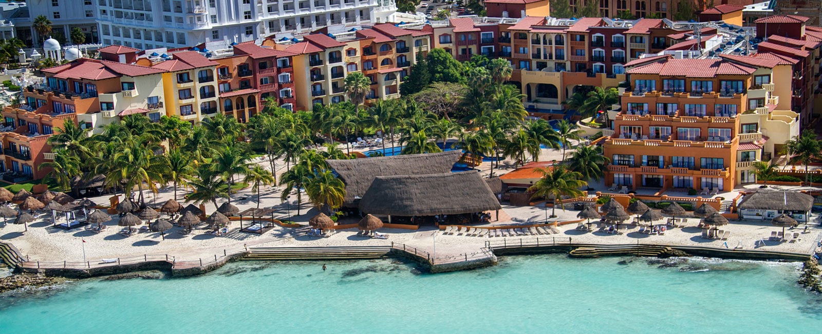 Exterior of Fiesta Americana Villas Cancun in Mexico