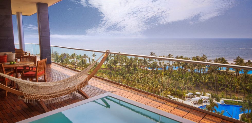 The Balcony View of the Grand Luxxe at Vidanta Nuevo Vallarta in Mexico