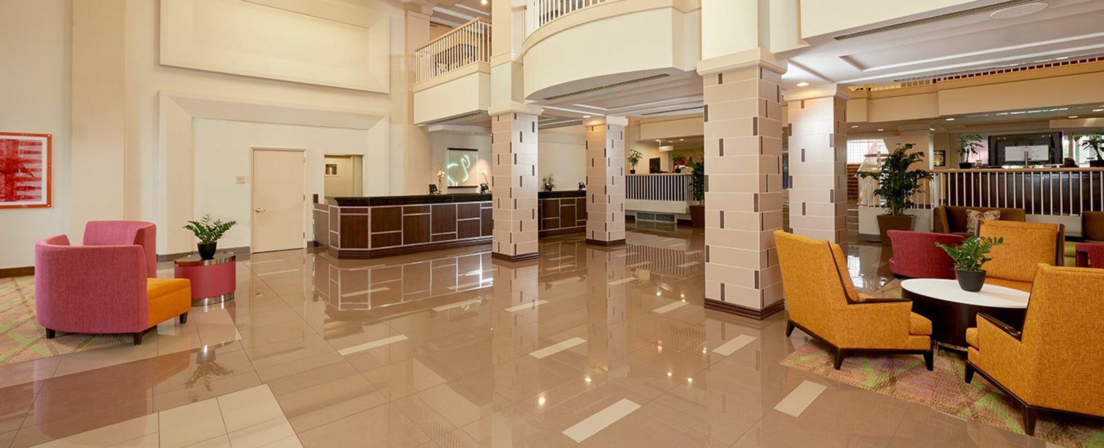 Lobby of the Flamingo Resort in Las Vegas, Nevada